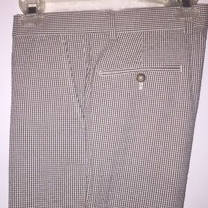 Gray Seersucker Men’s Slacks